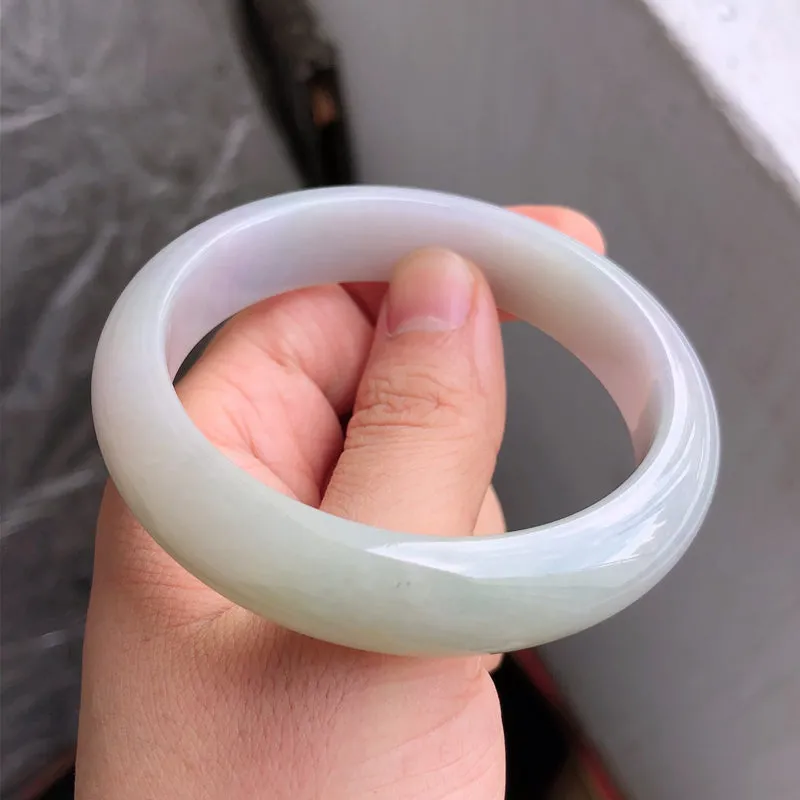 Natural Jade Bangle Jadeite Bangle Internal Diameter 57.5mm NBE067