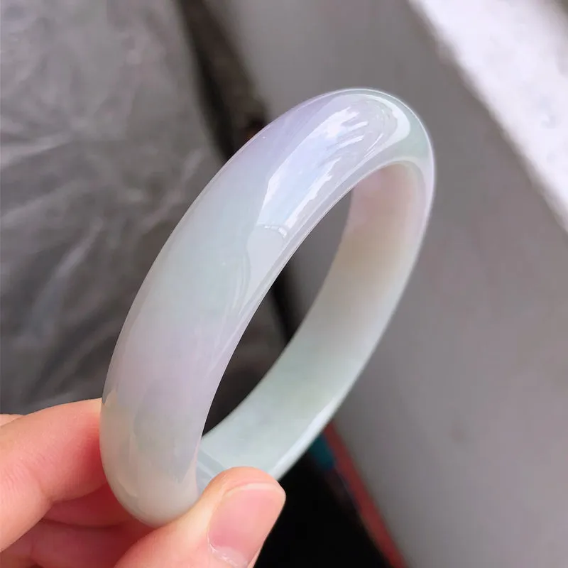 Natural Jade Bangle Jadeite Bangle Internal Diameter 57.5mm NBE067