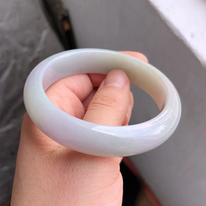 Natural Jade Bangle Jadeite Bangle Internal Diameter 57.5mm NBE067