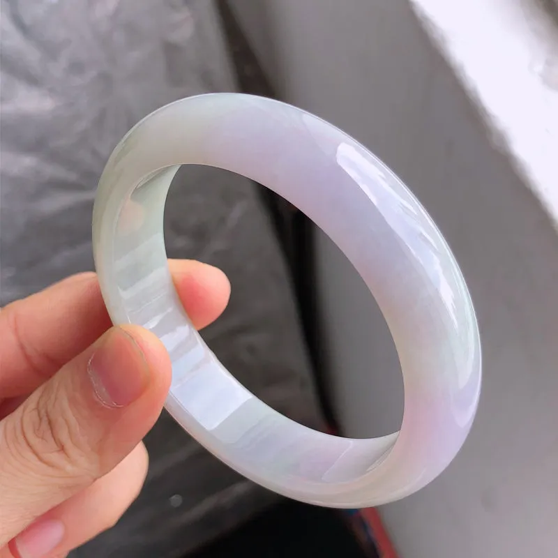 Natural Jade Bangle Jadeite Bangle Internal Diameter 57.5mm NBE067