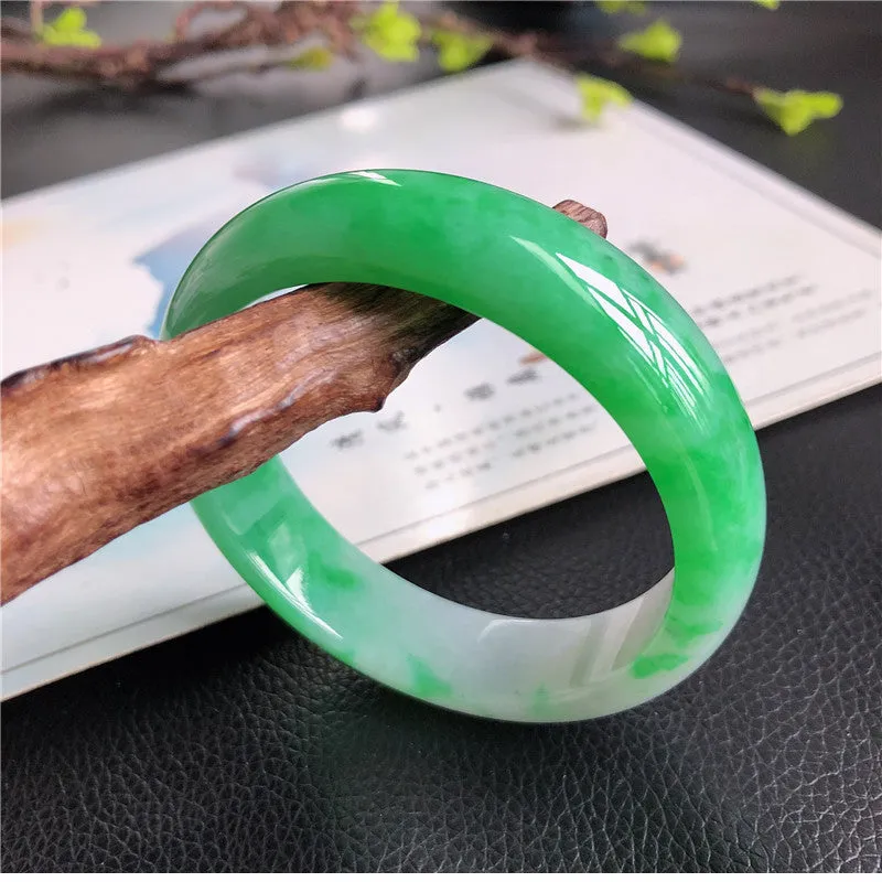 Natural Jade Bangle Jadeite Bangle Internal Diameter 57mm 00771