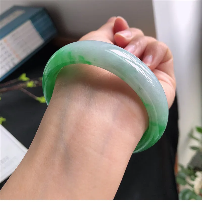 Natural Jade Bangle Jadeite Bangle Internal Diameter 57mm 00771