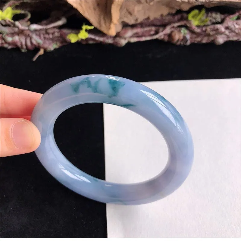 Natural Jade Bangle Jadeite Bangle Internal Diameter 57mm 1R41025