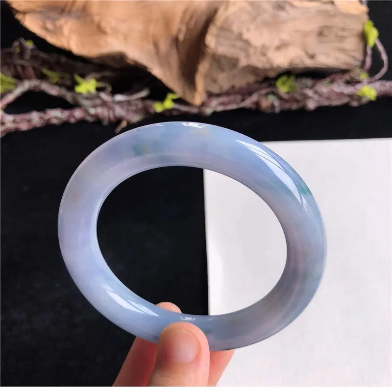 Natural Jade Bangle Jadeite Bangle Internal Diameter 57mm 1R41025