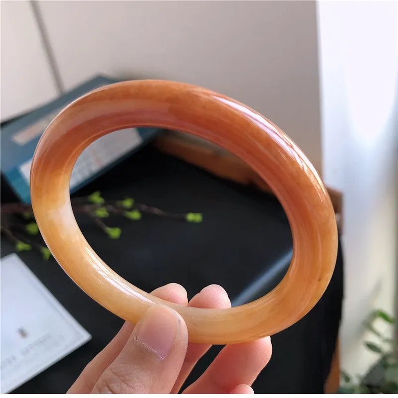 Natural Jade Bangle Jadeite Bangle Internal Diameter 59.3mm 00819