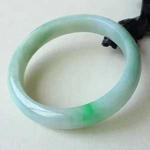 Natural Jade Bangle Jadeite Bangle Internal Diameter 59.3mm BER023