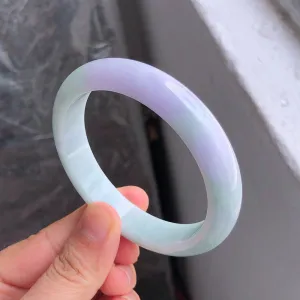 Natural Jade Bangle Jadeite Bangle Internal Diameter 59.3mm NBE081