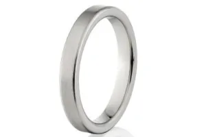 New 3mm Wide Comfort Fit Titanium Ring