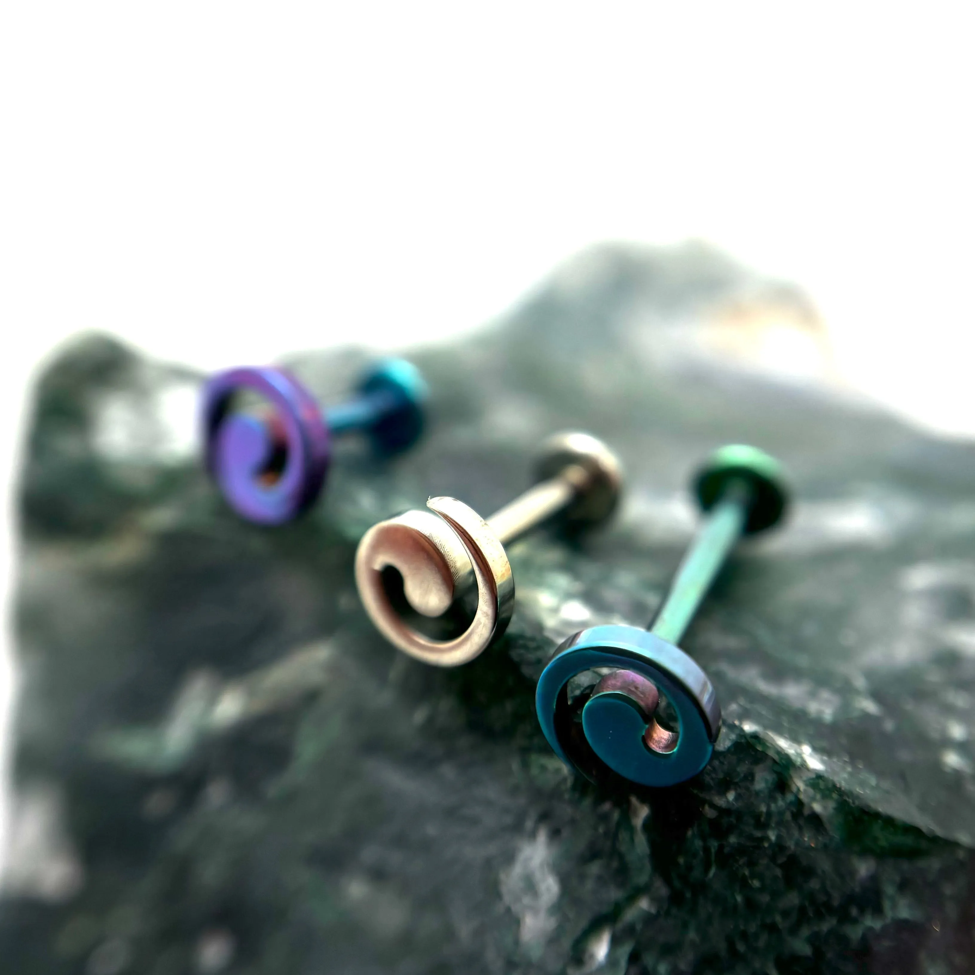 *NEW * 6mm titanium spirals