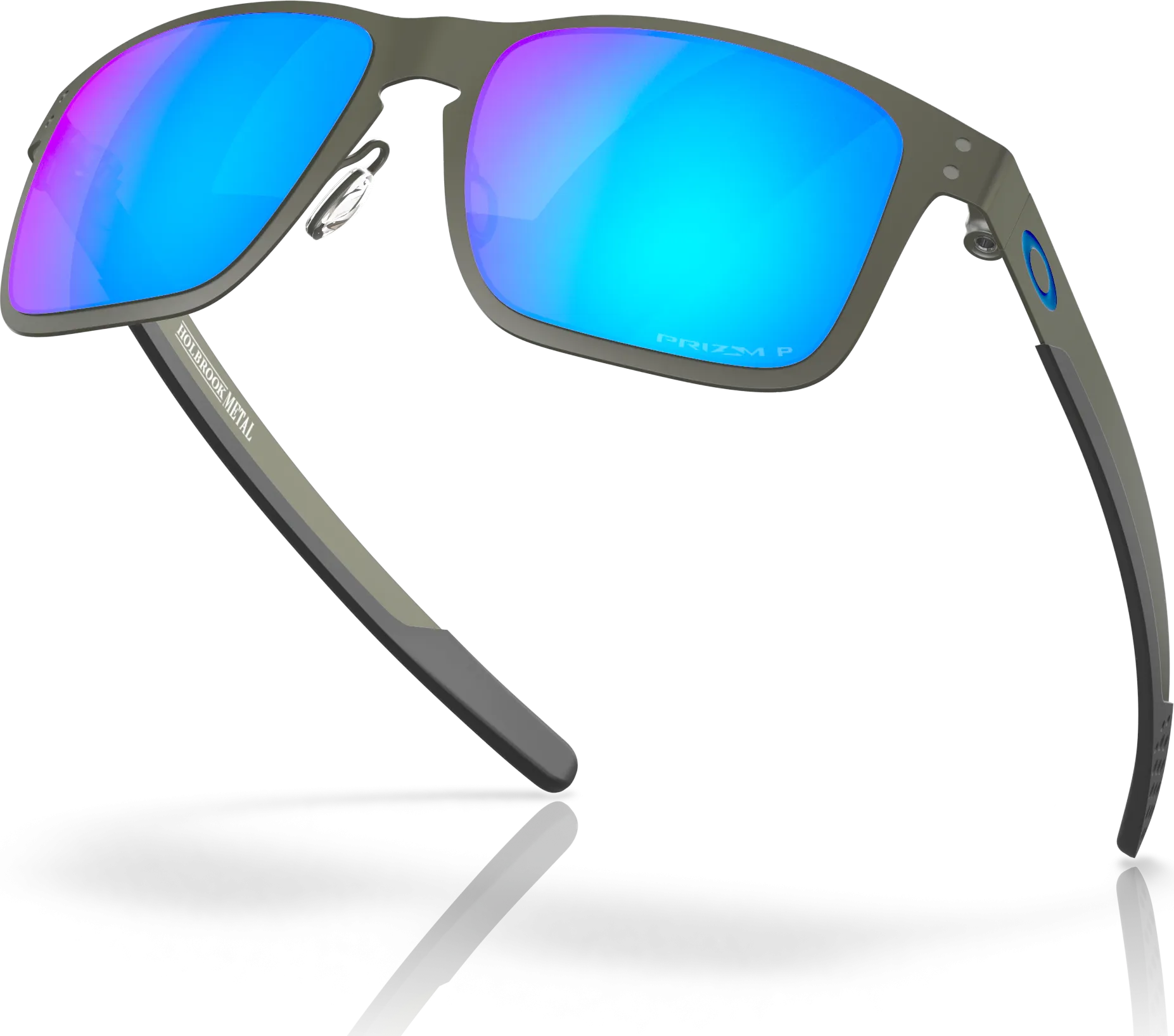 Oakley Holbrook Metal Polarized Matte Gunmetal/Prizm Sapphire Polarized | Buy Oakley Holbrook Metal Polarized Matte Gunmetal/Prizm Sapphire Polarized here | Outnorth