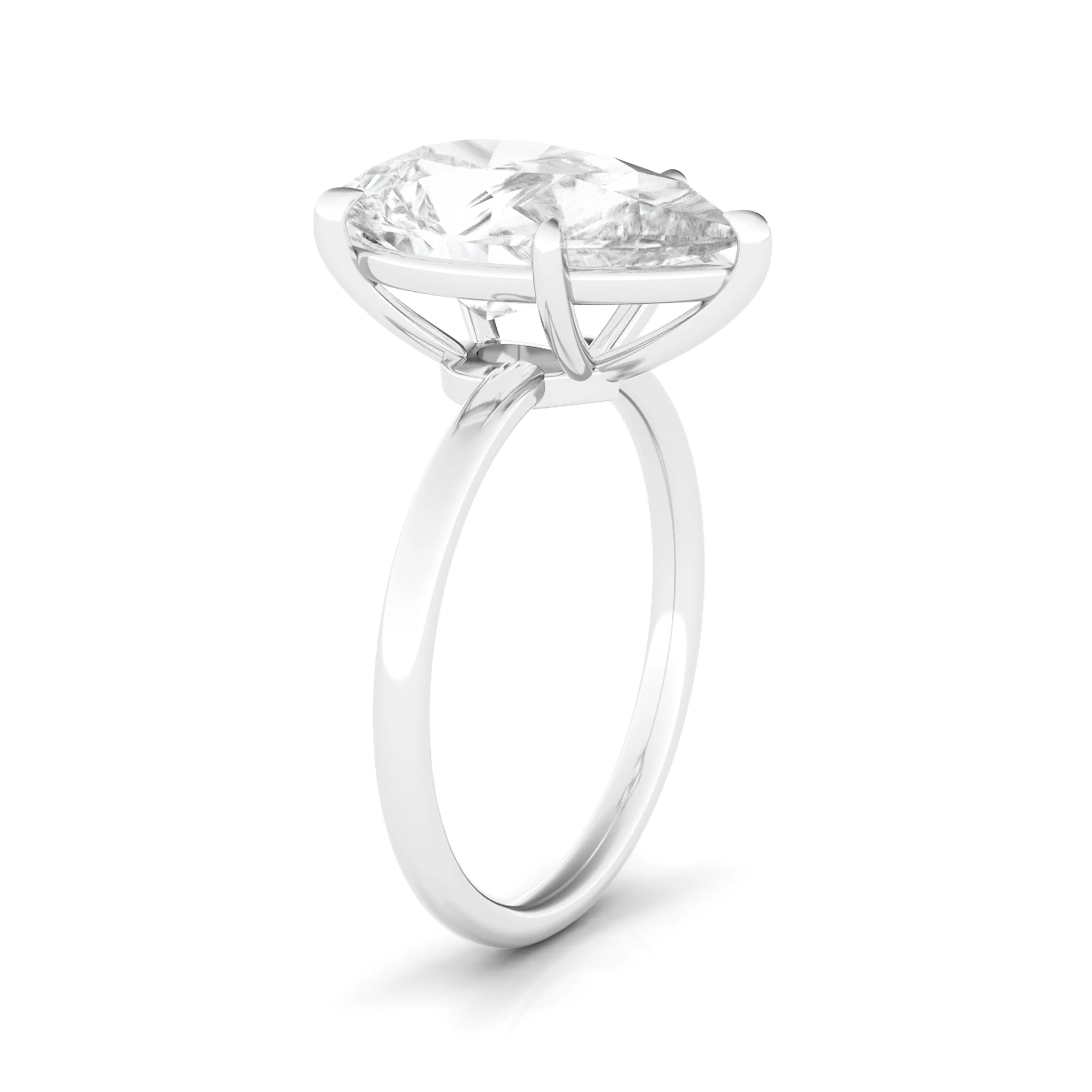 Pear Cut Diamond Ring