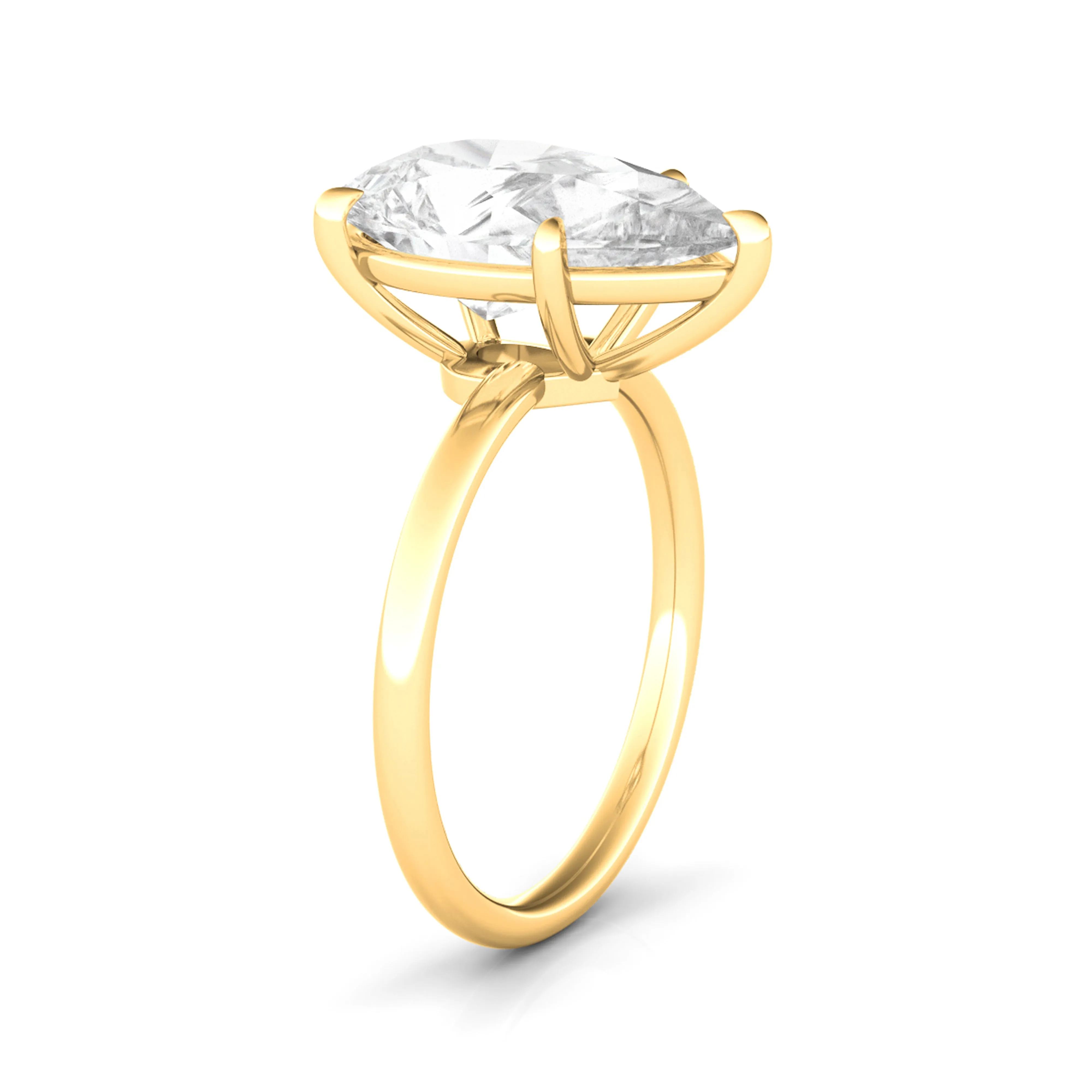 Pear Cut Diamond Ring