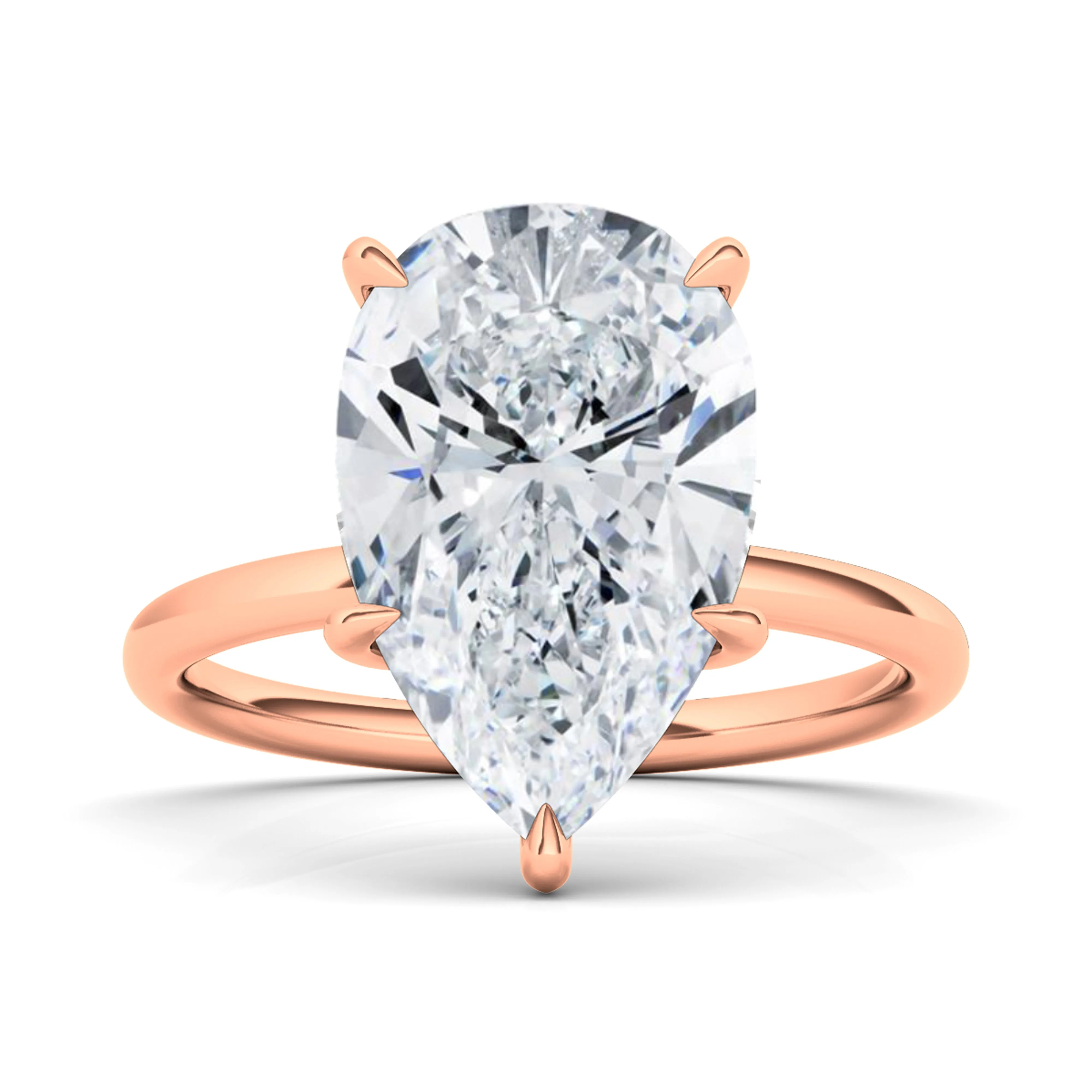 Pear Cut Diamond Ring