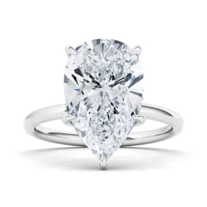 Pear Cut Diamond Ring