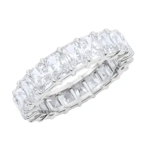 Radiant Cut Diamond Eternity Band