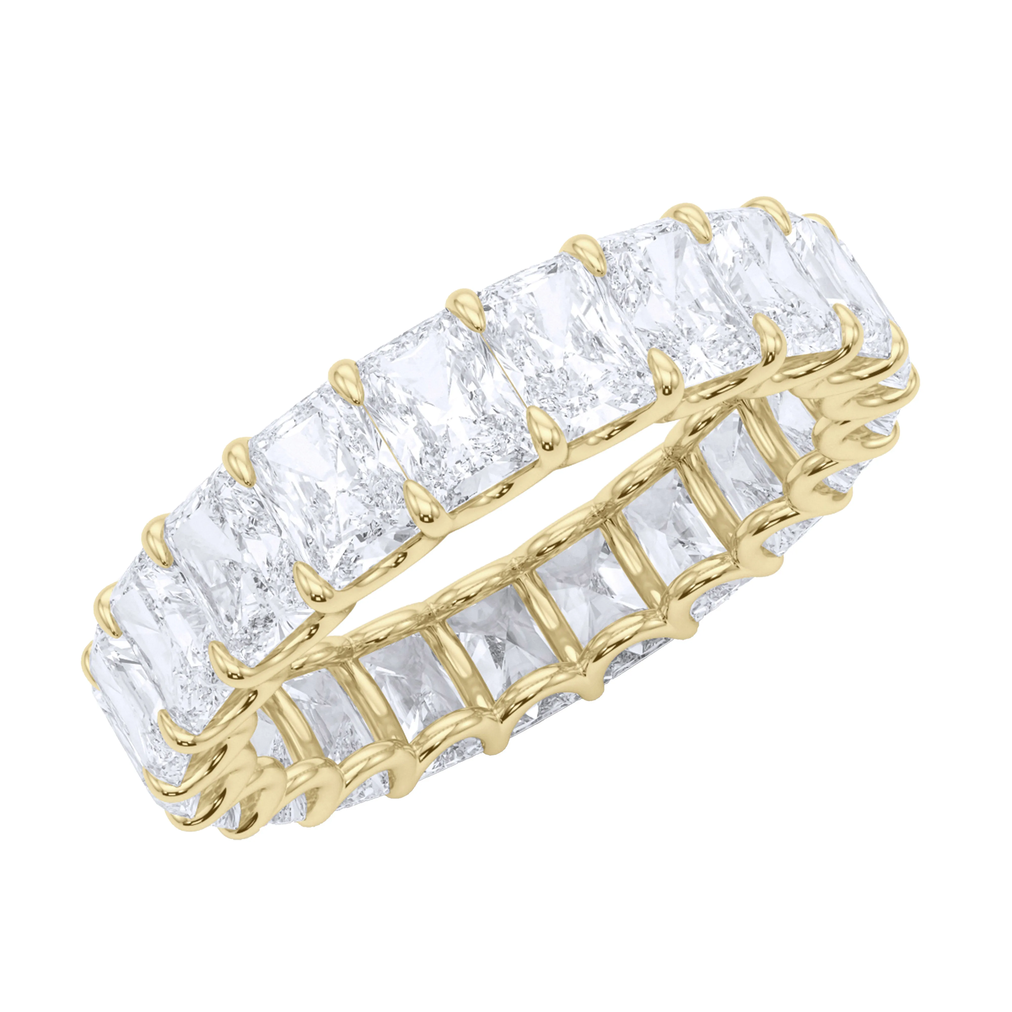 Radiant Cut Diamond Eternity Band