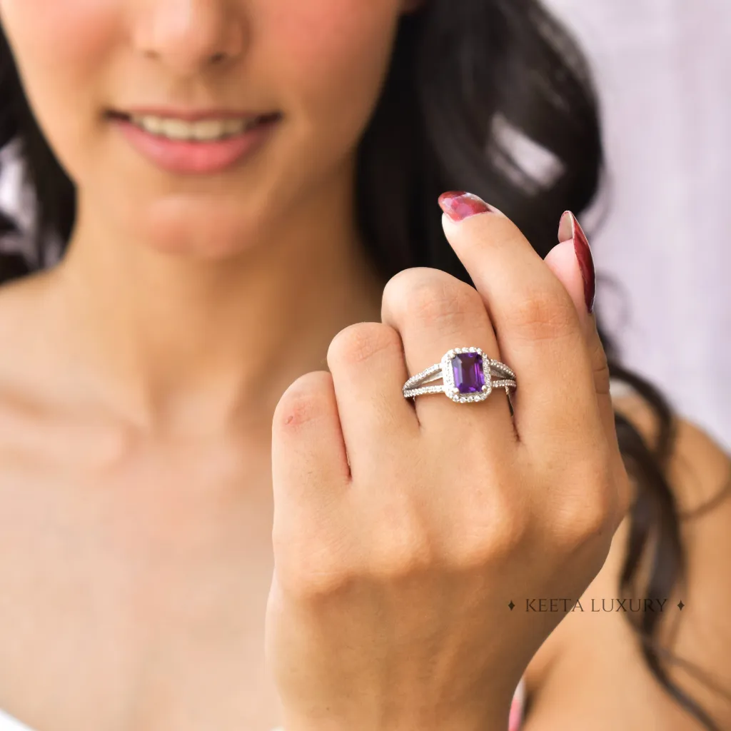 Regal Radiance - Amethyst Ring