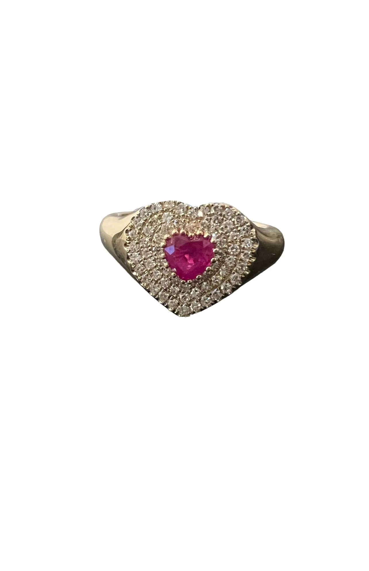 Ruby Heart Ring