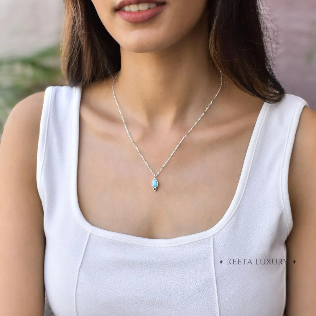 Simplicity Spell - Turquoise Necklace