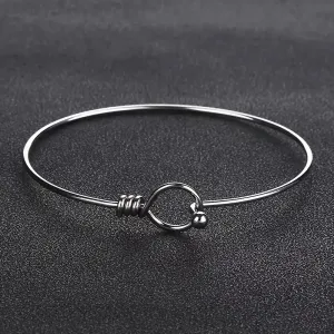 Stainless Steel Round Bracelet only at Bling & Bloom's Boutique | Open Bangle | Women's Bracelets | Presents for Mom