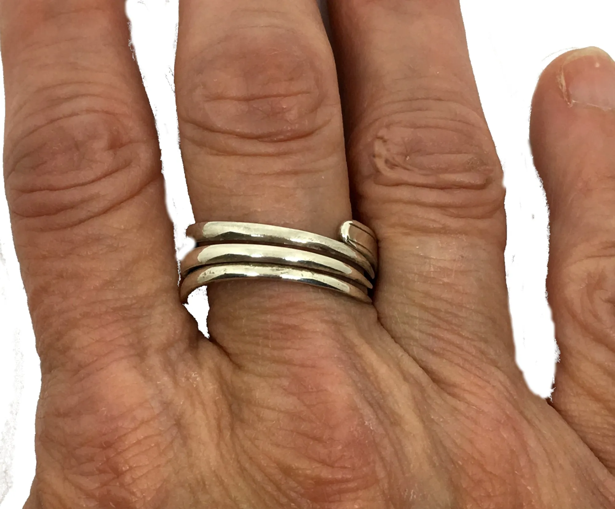 Sterling Silver Fork Ring