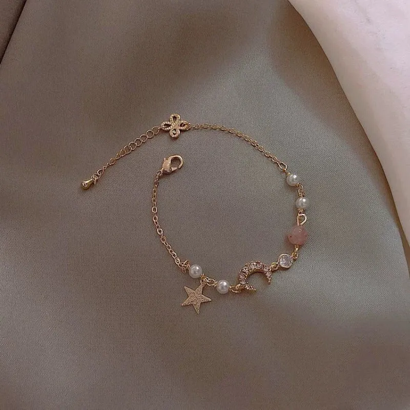 Strawberry starmoon bracelet