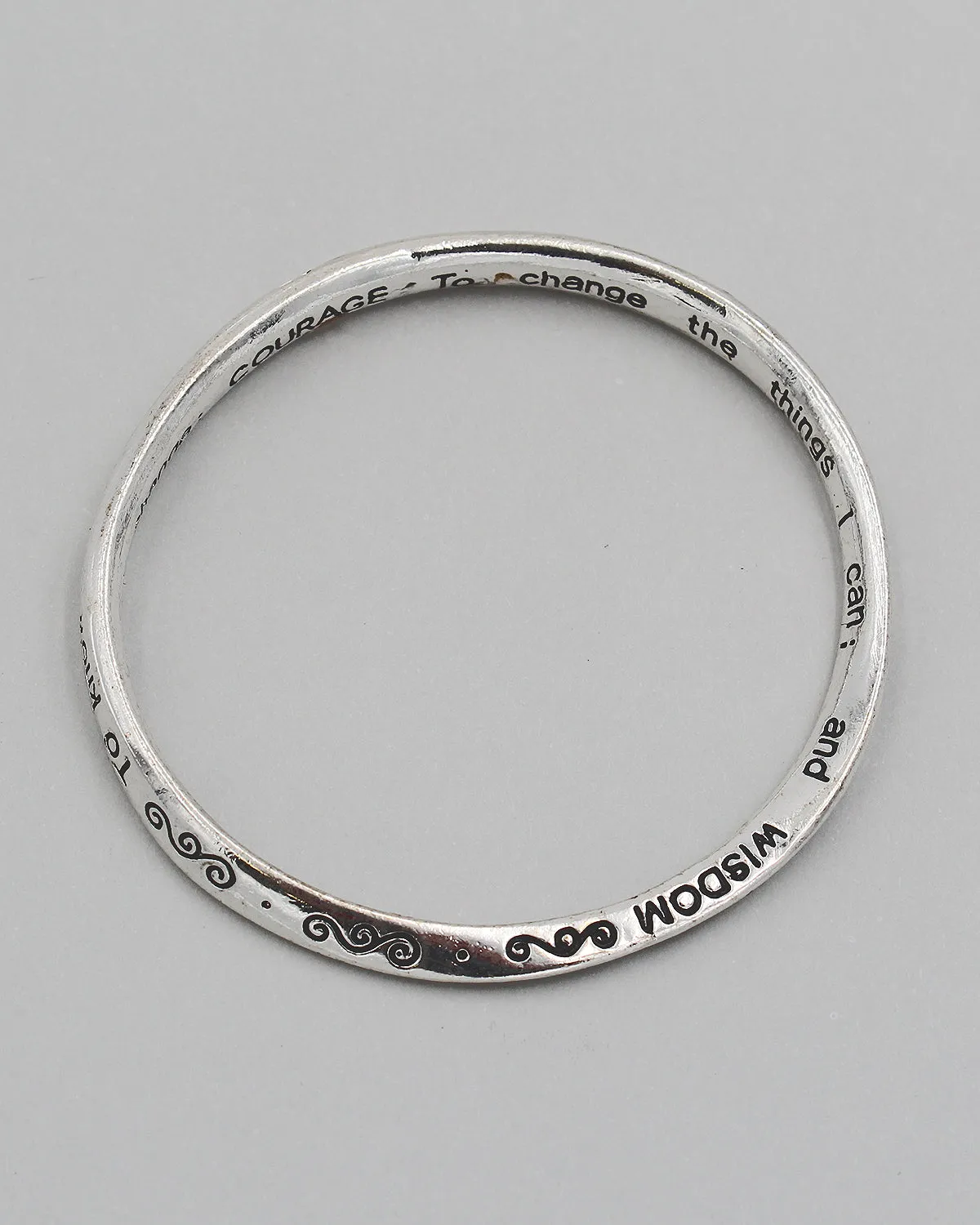 The Serenity Prayer Bangle Bracelet