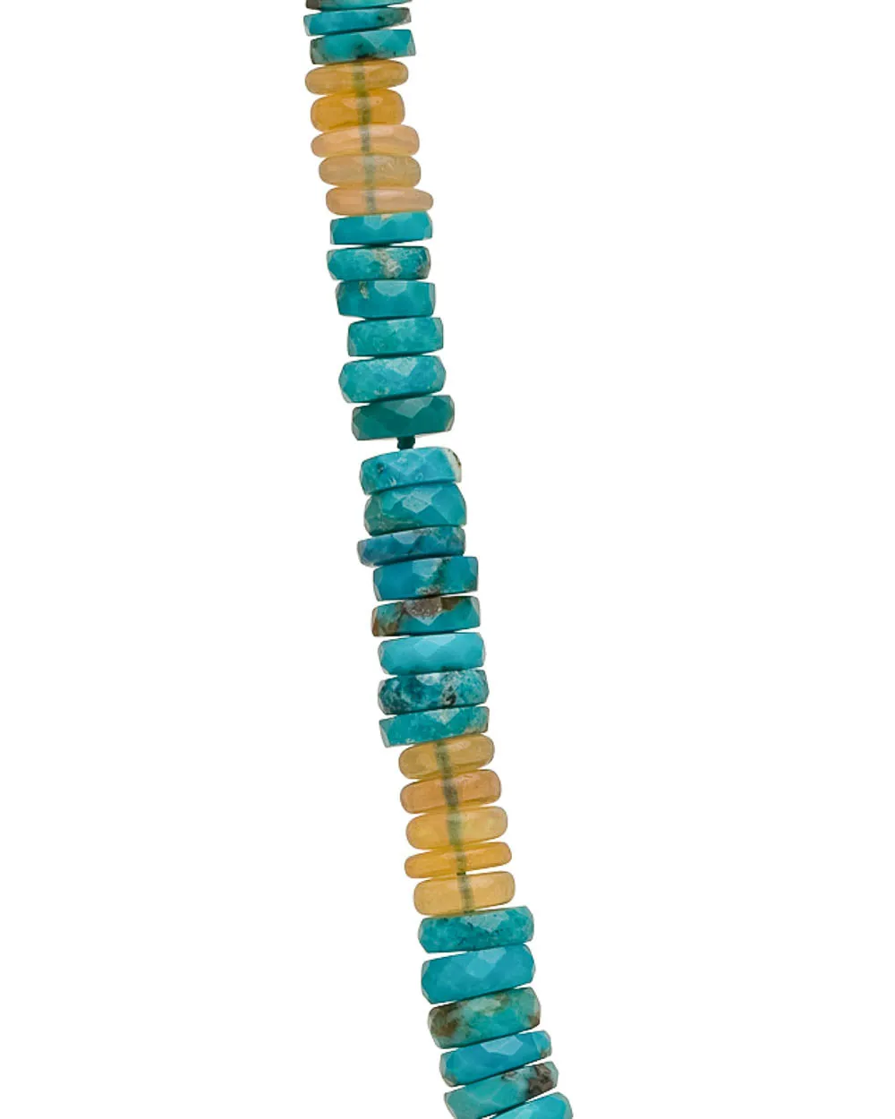 Turquoise and Opal Beaded Short Necklace