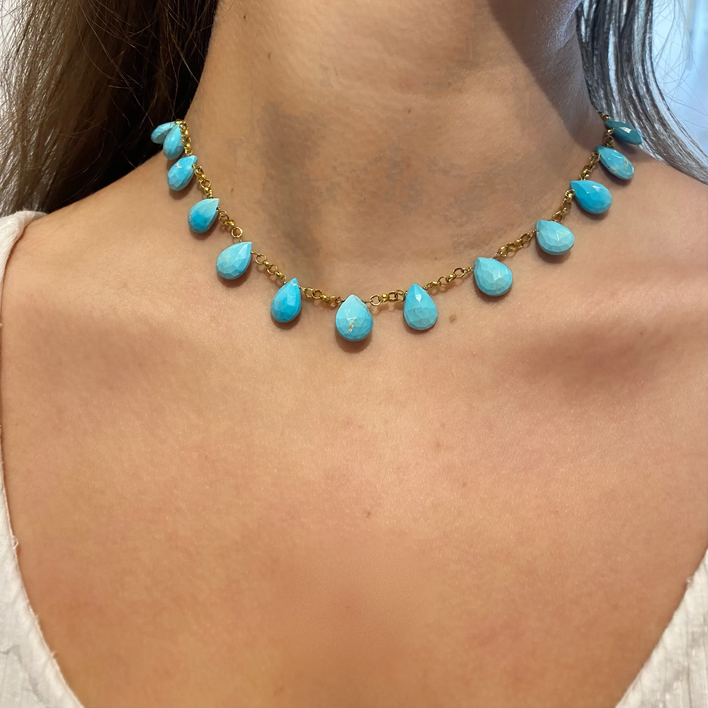 Turquoise Chain Necklace