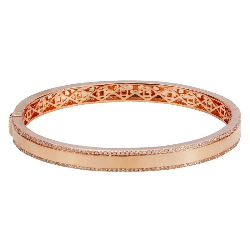 WAITLIST Diamond Pave Edge Bangle