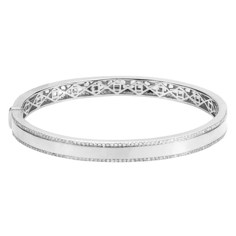 WAITLIST Diamond Pave Edge Bangle