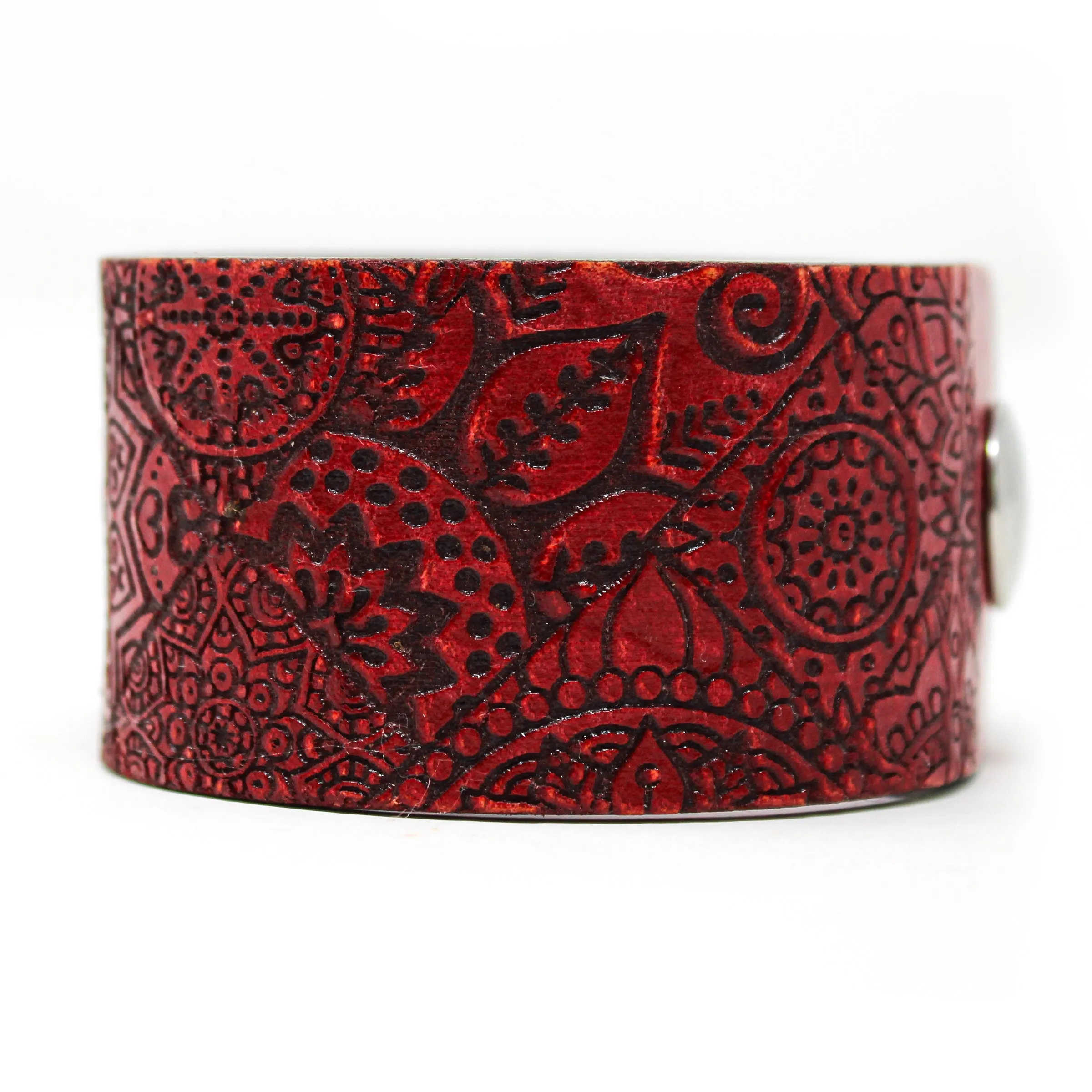 Women's Leather Cuff - Spring Love Cuff