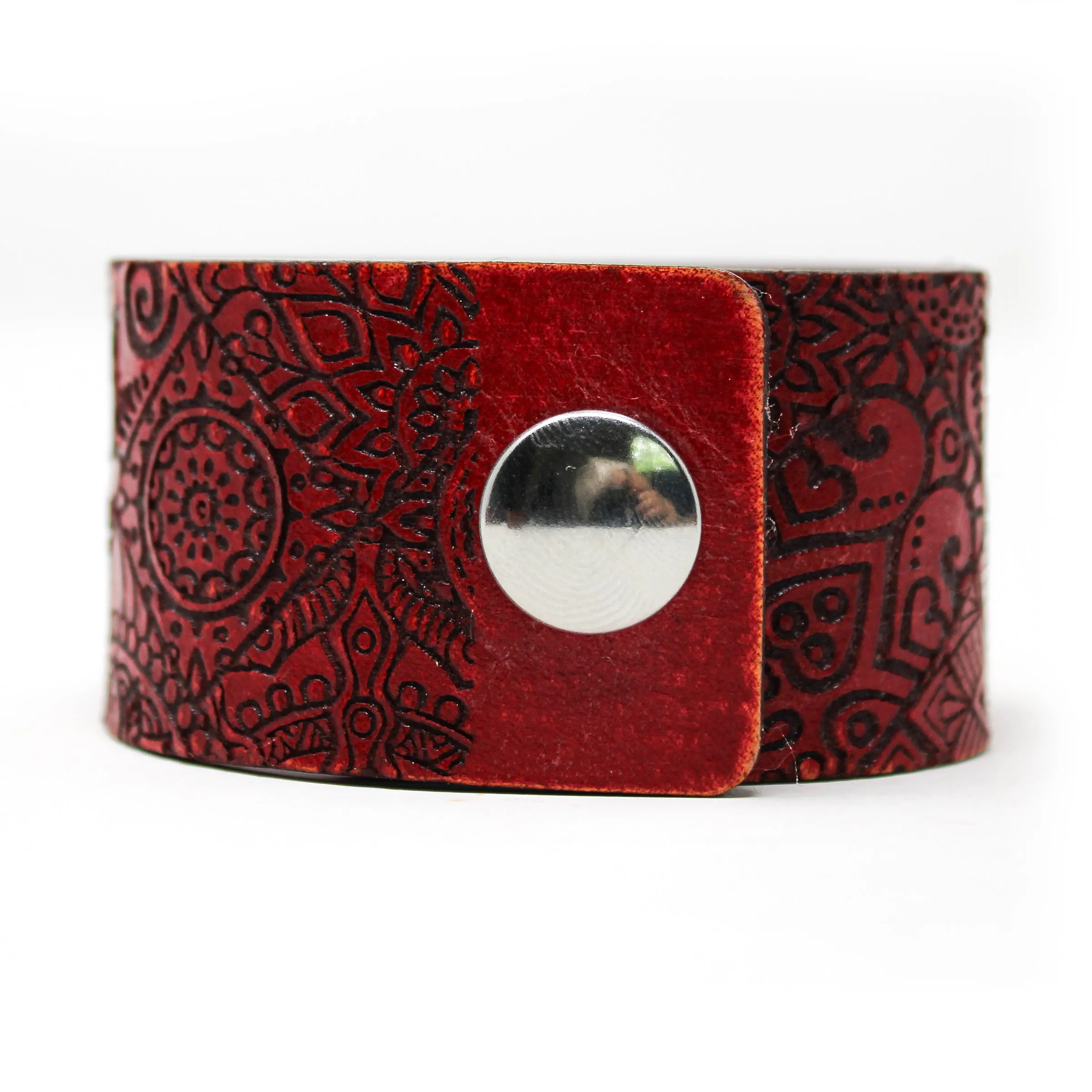 Women's Leather Cuff - Spring Love Cuff